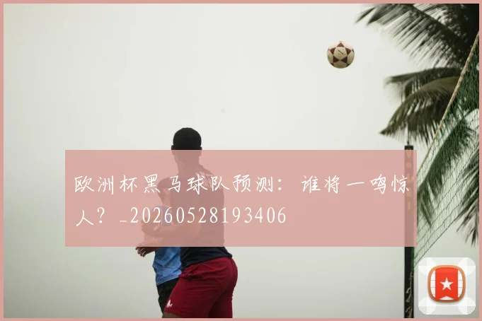 欧洲杯黑马球队预测：谁将一鸣惊人？_20260528193406